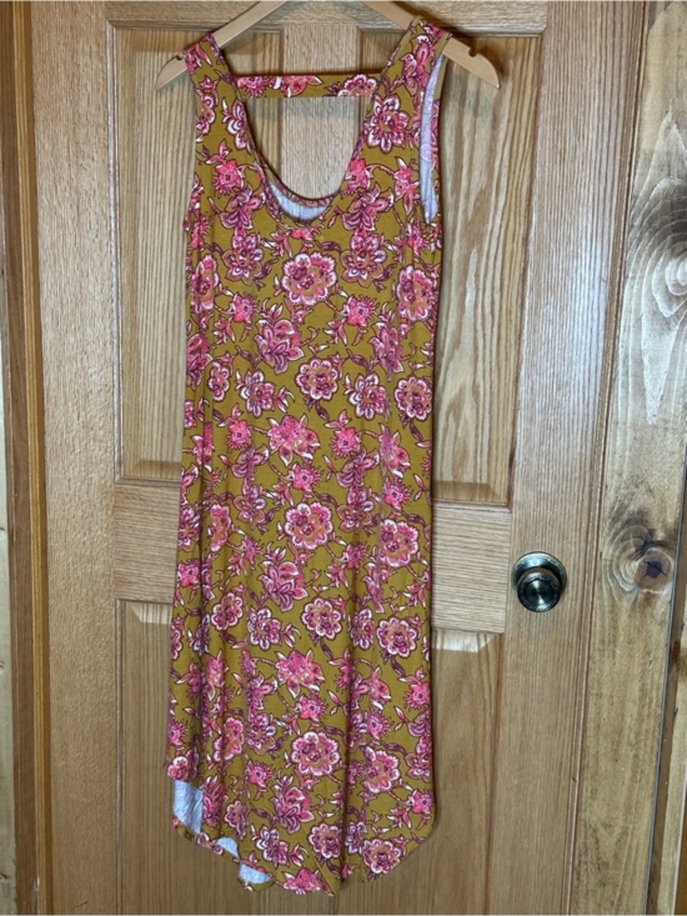 New Maurice’s 24/7 Dress xs Tank Stretch Midi Floral Comfort Lounge Beach Summer